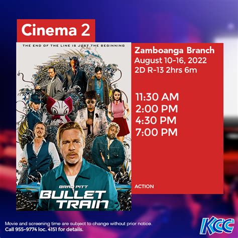 KCC Mall de Zamboanga Movie Schedule 08.